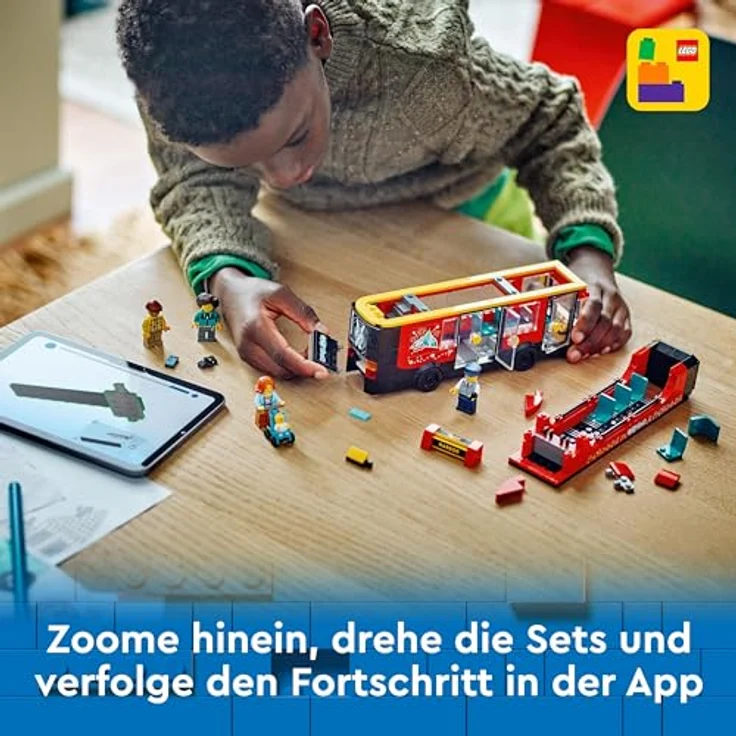 LEGO® Konstruktionsspielsteine Doppeldeckerbus (60407), LEGO City, (384 St), Made in Europe – Bild 7