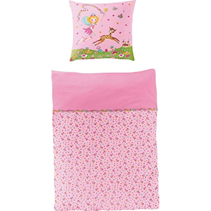 Bierbaum Kinderbettwäsche Bettwäsche Prinzessin Lillifee in Flanell 135x200 cm (80x80 cm) – Bild 2