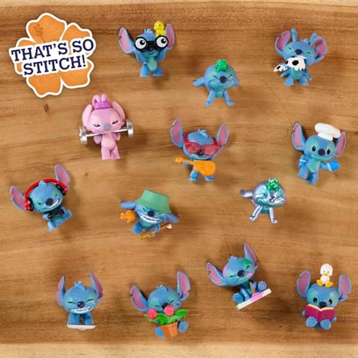 Just Play Disney Stitch That’s So Stitch Sammelfiguren, 5 cm Überraschungsfigur aus Überraschungs-Ananas, 13 Figuren zum Sammeln, Spielzeug für Kinder ab 3 Jahren – Bild 3