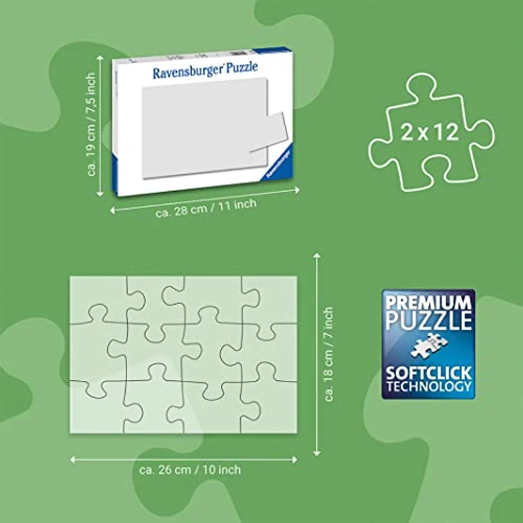 Ravensburger Kinderpuzzle 05693 - Spaß mit Bluey - 2x12 Teile Bluey Puzzle für Kinder ab 3 Jahren, Blau – Bild 5