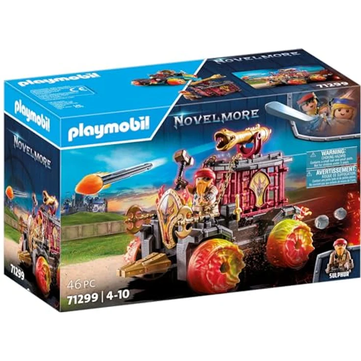 Playmobil® Konstruktions-Spielset Burnham Raiders - Feuerkampfwagen (71299), Novelmore, (46 St), Made in Europe – Bild 2