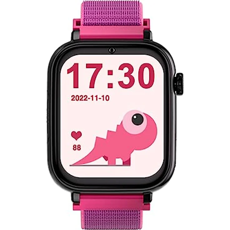 SaveFamily SaveWatch Plus 4G. Smartwatch für Kinder. Anruf, Video, Face ID, Anpassbare Bänder, UltraSlim, Hintergrundbilder, Musik, Bluetooth, App Store (Frambuesa) – Bild 2