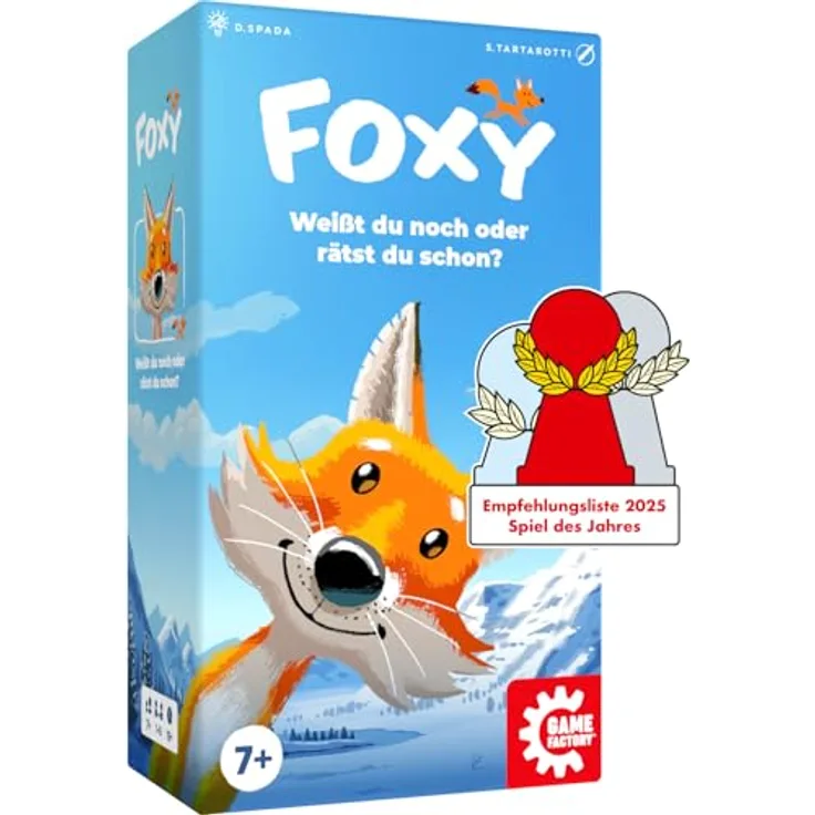 Game Factory Foxy, Merkspiel zur Förderung des Gedächtnisses, ideales Lernspiel für Tierfreunde