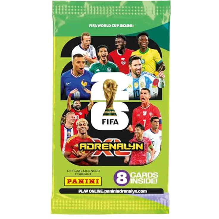 Panini 2026 FIFA World Cup Adrenalyn XL Display, Sammelkarten Box mit 50 Booster Packs – Bild 2