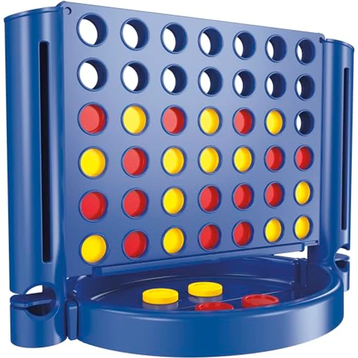 Hasbro 4 gewinnt Spass überall, kompaktes Strategiespiel für 2 Spieler, klappbares Format, ab 6 Jahre – Bild 3
