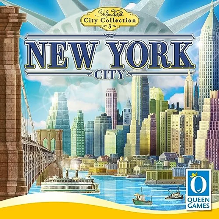 Queen Games 26053 - Stefan Feld City Collection: New York City Classic, Brettspiel für beeindruckende Skylines – Bild 2