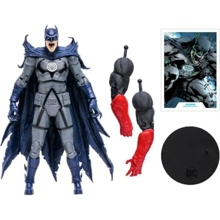 McFarlane DC Multiverse Build A Actionfigur Batman (Blackest Night), 18 cm mit Zubehör und Sammelkarte – Bild 3