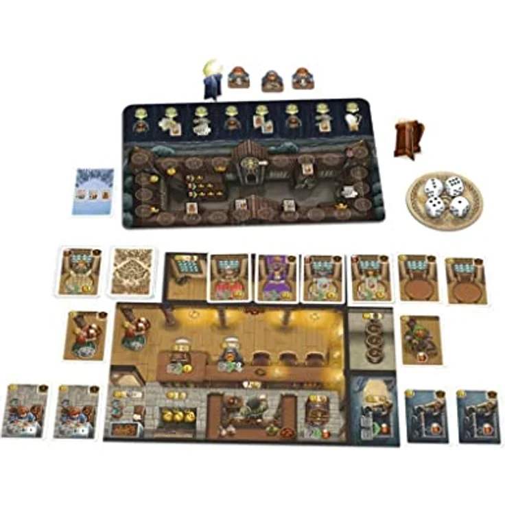 Schmidt Spiele 88254 Die Tavernen im tiefen Tal, Strategiespiel, Colourful, L - Spaßiges Strategiespiel für 2 bis 4 Spieler, empfohlen ab 12 Jahren, Spielzeit ca. 60 Minuten – Bild 3