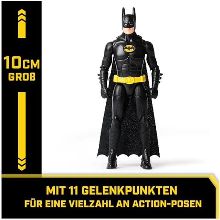 DC Comics Ultimate Batman Set, 3 Batman Figuren (10cm) aus Batman Returns, The Dark Knight und Batman v. Superman, 11 Gelenkpunkte, ab 3 Jahren – Bild 3