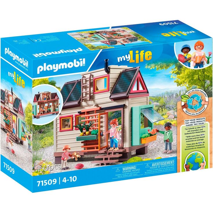 Playmobil® Tiny Haus (71509), My Life Konstruktions-Spielset, (160 St), Made in Germany – Bild 1