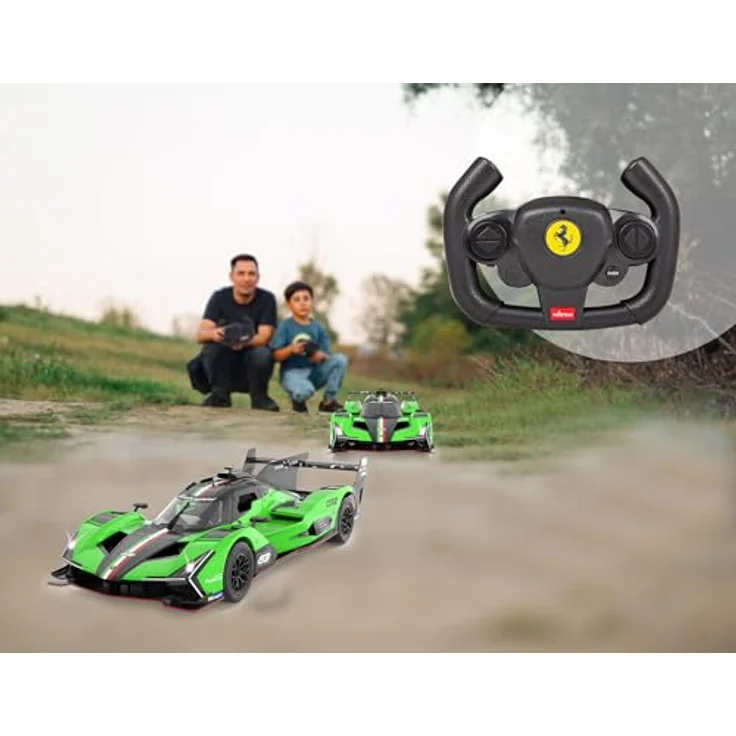 Jamara Germany Lamborghini SC63 LMDH 1:14 grün 2,4GHz mit manuell zu öffnenden Türen – Bild 7