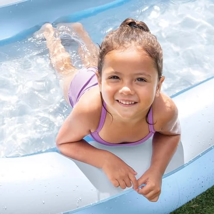 Intex Rectangular Pool - Kinder Aufstellpool - Planschbecken - 166 x 100 cm x 25 cm - Für 2+ Jahre – Bild 6