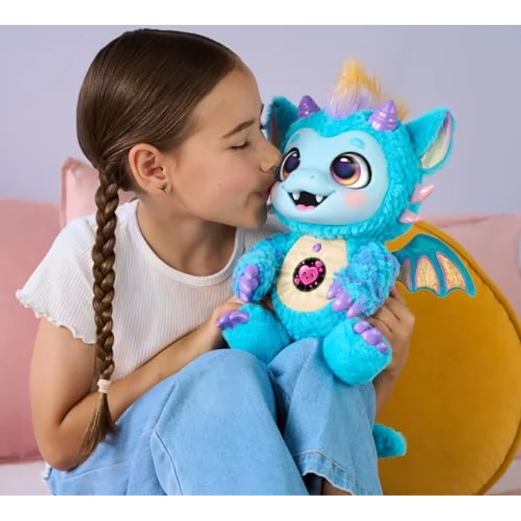 Little Live Pets My Magical Dragon – Skye, interaktives Plüschtier mit über 60 Geräuschen und Reaktionen, 26,8 cm, 5 Spieloptionen und Zubehör zum Pflegen, ab 4 Jahren – Bild 5