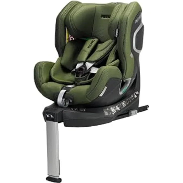 Recaro Reboard-Kindersitz Xenon 1, drehbar ab Geburt bis 7 Jahre, Isofix-Basis mit Stützfuß