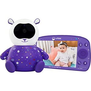 Bild für SoyMomo Babyphone Pro 2.0 mit HD-Kamera, Intelligentes Babyphone, 2-Wege-Audio und 5,5-Zoll-Display, Nachtsicht, Temperatursensor, ECO-Modus und 355°-Drehung, Geschenk (Lila)