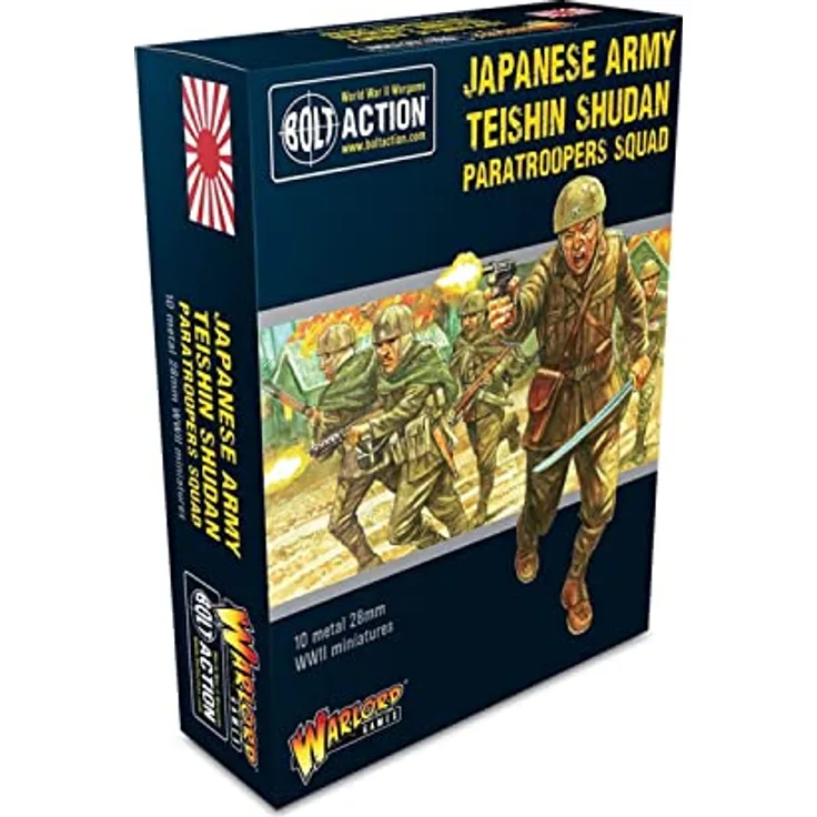 Warlord Games Bolt Action Japanese Army Teishin Shudan Fallschirmjäger Squad, 10 Mann Trupp
