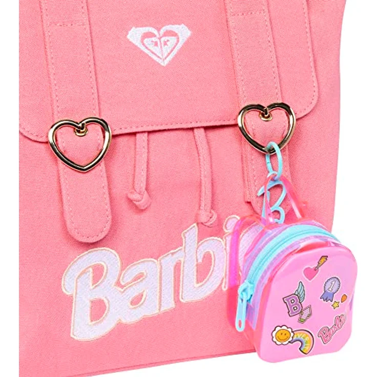 Barbie Kleidung Deluxe Clip-On Tasche mit Schuloutfit und fünf thematischen Accessoires Puppen, Mehrfarbig, Modern – Bild 3