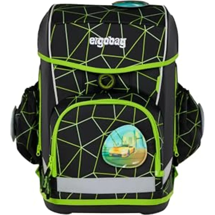 ergobag cubo light Set ergonomischer Schulrucksack, extra leicht, 5-teilig, 780 g, blau – Bild 2