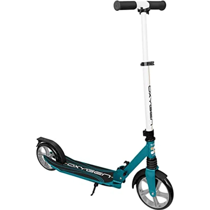 Skids Control Oxygen 2-Rad Kinderroller, Faltbar mit Fußbremse, Schwarz/Blaugrün aus Aluminium – Bild 6