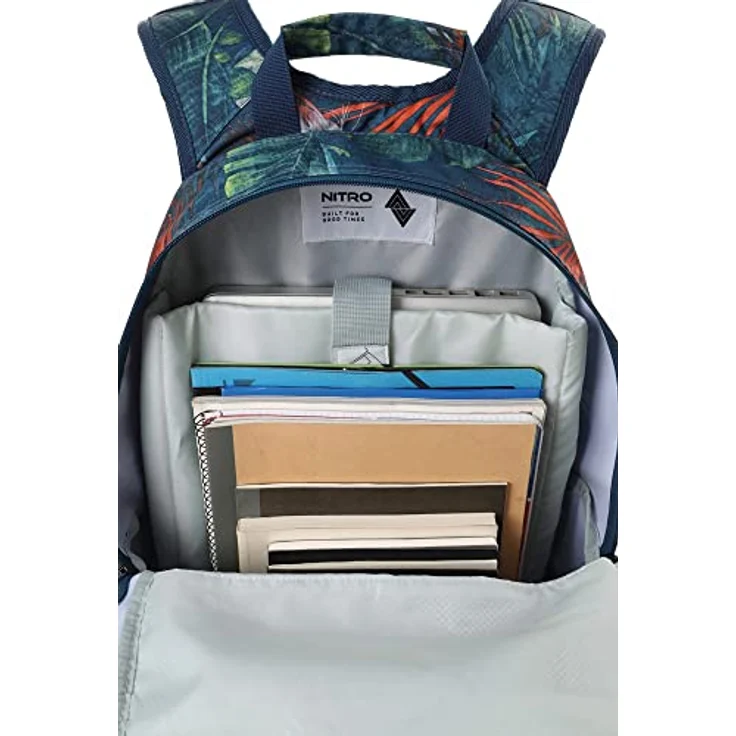NITRO Schulrucksack Stash, Polyester, praktischer Stauraum für Wertsachen, stilsicher und vielseitig – Bild 3