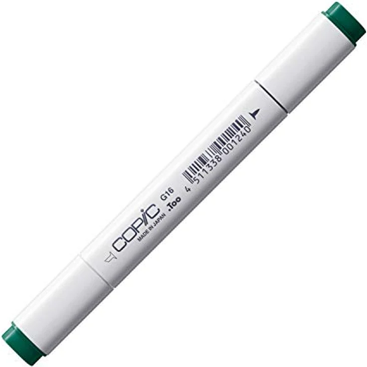 Copic Classic Marker Typ G - 16, Malachite, professioneller Layoutmarker mit dualem Spitzensystem, schnelltrocknend und wischfest – Bild 1