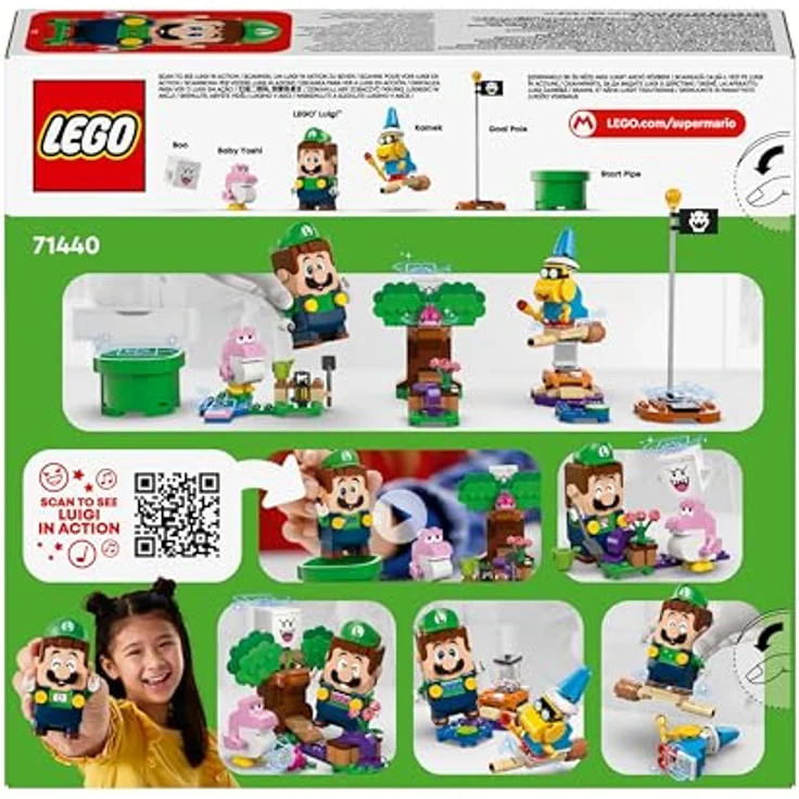 LEGO® Konstruktionsspielsteine Abenteuer mit dem interaktiven LEGO® Luigi™ (71440), LEGO Super Mario, (210 St), Made in Europe – Bild 9