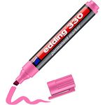 edding 330 Permanentmarker - hell-blau - 1 Stift - Keil-Spitze 1-5 mm - wasserfest, schnell-trocknend - wischfest - für Karton, Kunststoff, Glas, Holz, Metall, Glas