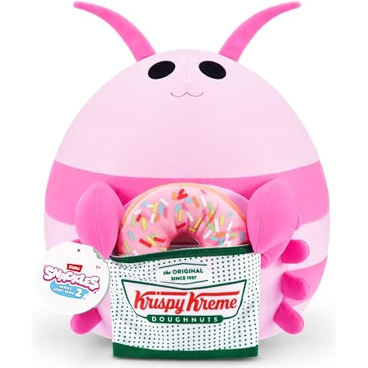 ZURU Snackles Serie 2, 40 cm Snackle (Lily), kuschelig-weiches Plüschspielzeug mit lizenziertem Snackmarken-Accessoire – Bild 1