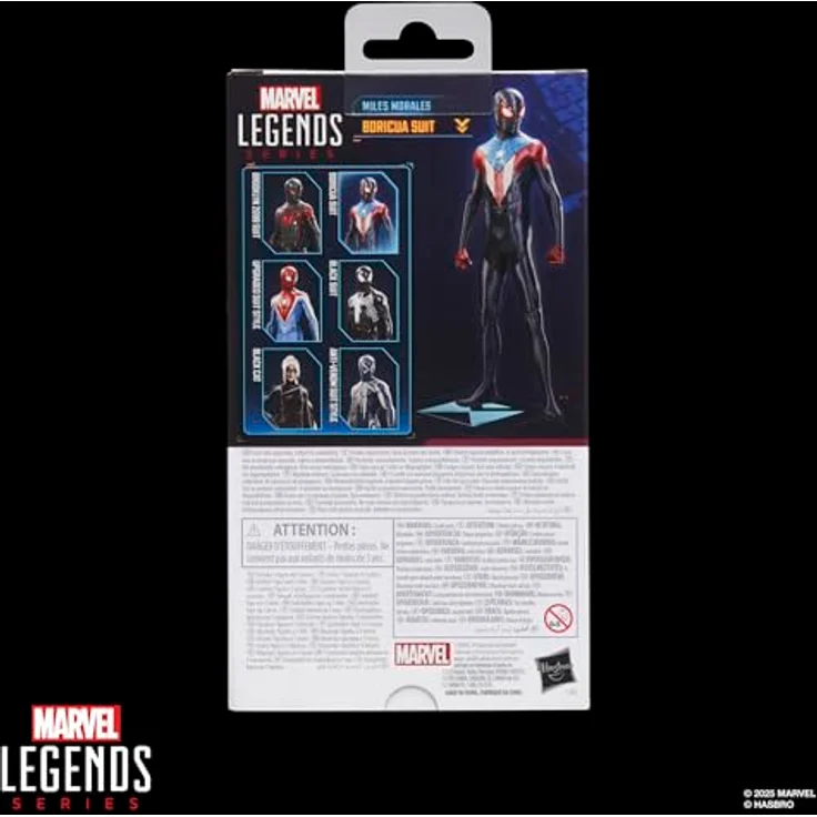 Hasbro Marvel Legends Spider-Man 2, Gamerverse Miles Morales Actionfigur im Boricua-Anzug, 15 cm, beweglich mit 5 Accessoires – Bild 11