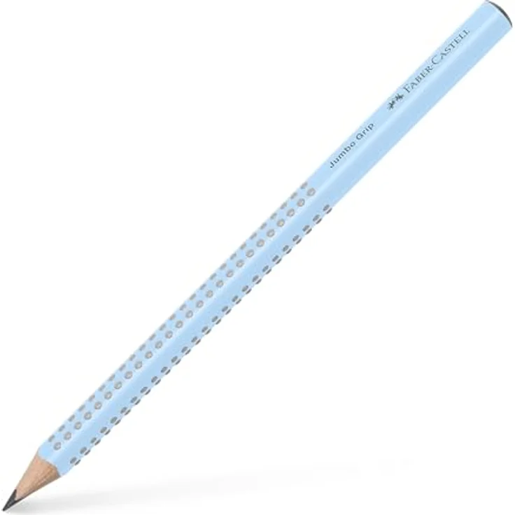 Faber-Castell 580084 - Bleistifte Set sky blue 3-teilig, Jumbo Grip, inkl. Radiergummi und Spitzer – Bild 2