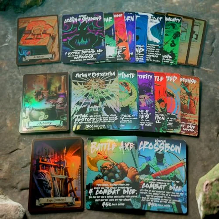 Hasbro Gaming Avalon Hill HeroQuest Joe Manganiello's The Crypt of Perpetual Darkness, Premium Erweiterung mit 10 Quests und holografischen Karten, für 2-5 Spieler, ab 14 Jahren – Bild 4