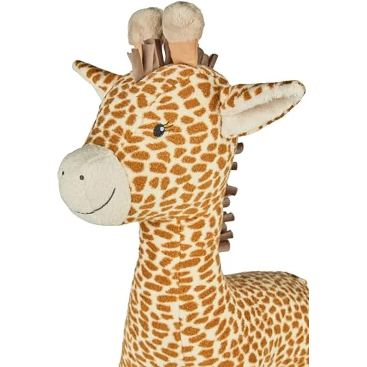 Sterntaler® Kuscheltier Giraffe Kaya XXL, 60 cm kuscheliges Flausch mit gesticktem Gesicht und pflegeleichter Reinigung – Bild 4