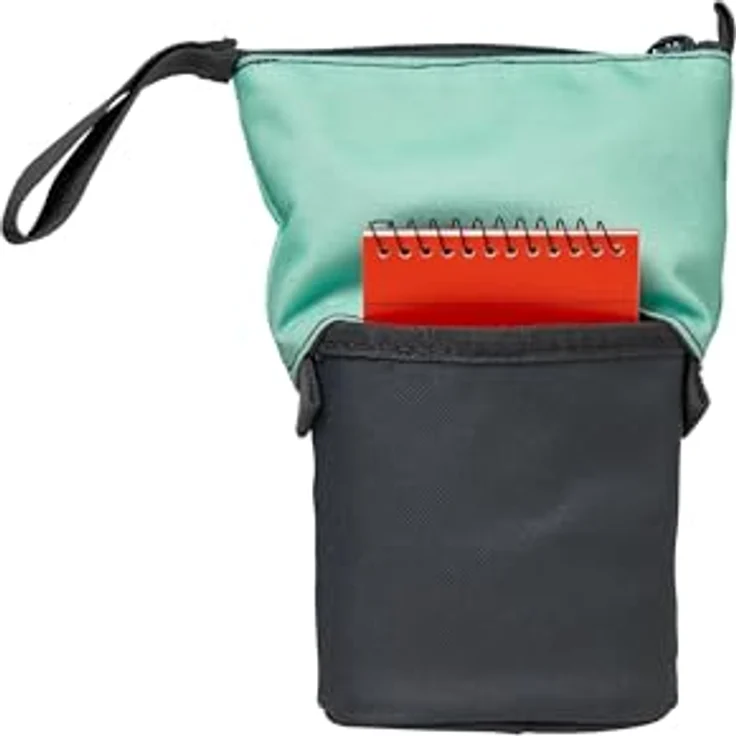satch Pencil Slider extra groß mit Trennfach und Geodreieck, Gradient Mint - Anthrazit – Bild 4
