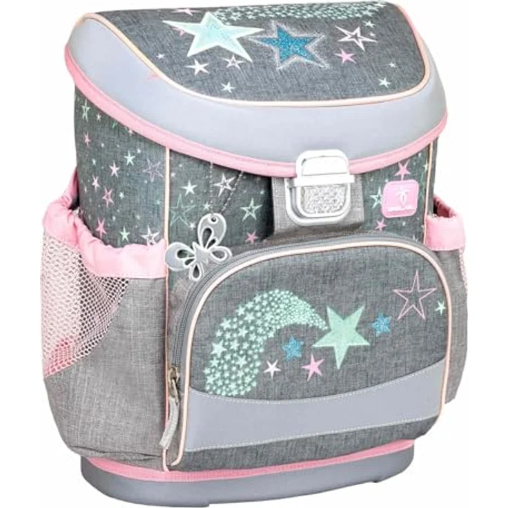 Belmil Mini-Fit Schulranzen Set 4-teilig, ergonomisch und leicht, 17 L Volumen, Shine Bright – Bild 3
