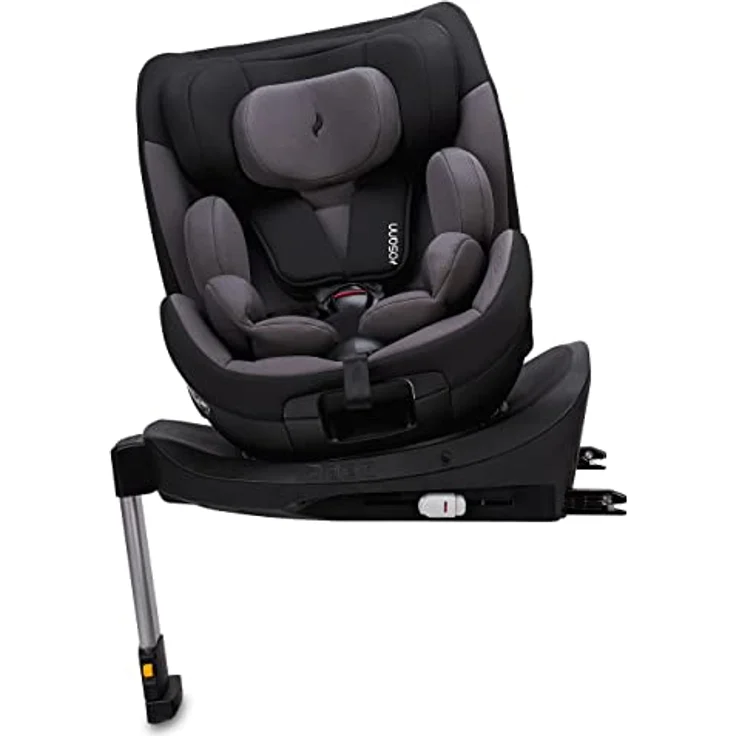 Osann Reboarder-Kindersitz Hero 360 SL - drehbar, Isofix-Basis, Twill Black – Bild 6