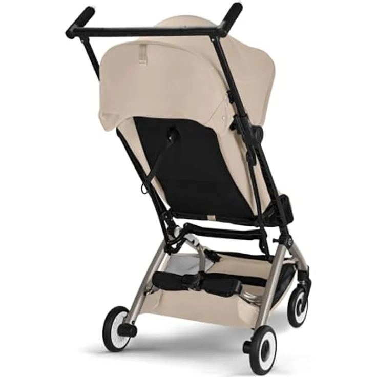 Cybex Gold Kinderwagen LIBELLE, ultraleicht, handgepäcktauglich, Einhand-Gurtsystem, für Kinder von 6 Monaten bis 4 Jahren, Almond Beige – Bild 3