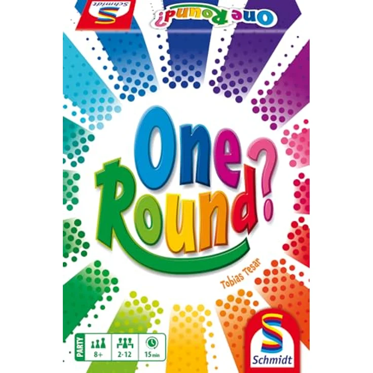 Schmidt Spiele 49460 One Round, kooperatives Kartenspiel für 2-12 Spieler, ab 8 Jahren, schnelle Assoziationsrunden – Bild 1