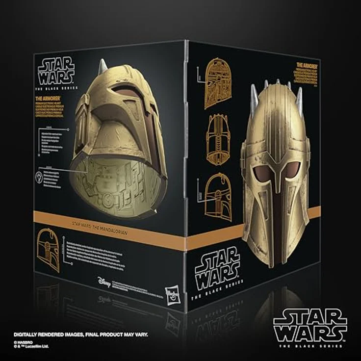 Hasbro Star Wars The Armorer's Helmet, Sammelfigur One Size aus der Serie The Mandalorian – Bild 10