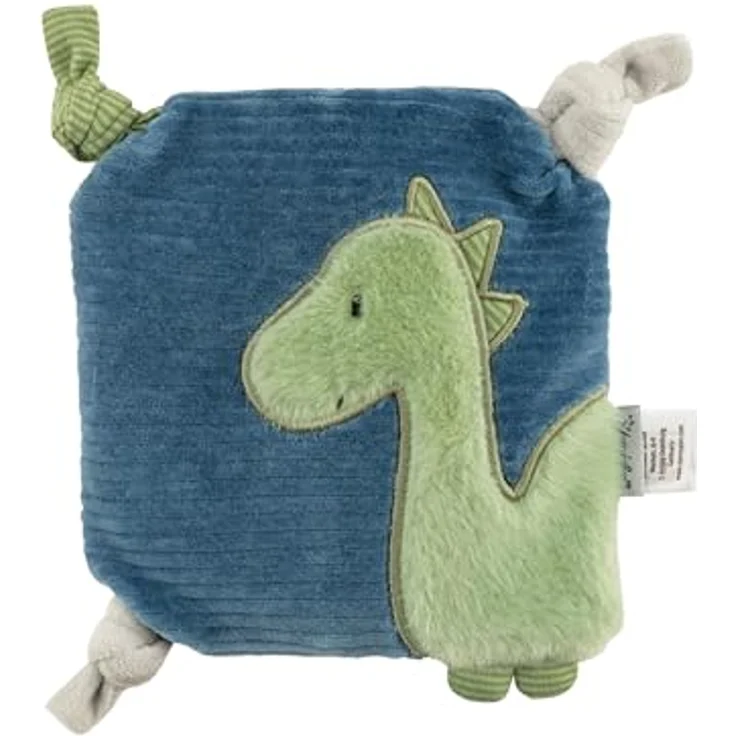 Sterntaler Wärmekissen Dino Rexi, wohltuendes Haferkissen für Baby und Kinder, kuschelige Applikation, mittelblau – Bild 1