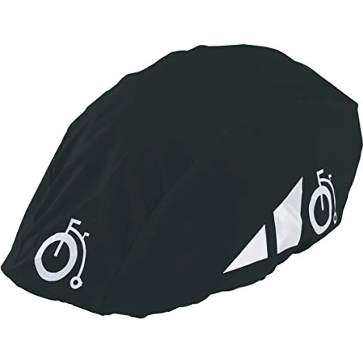 Prophete Reflexüberzug für Fahrradhelme Helmüberzug, schwarz - Preisvergleich