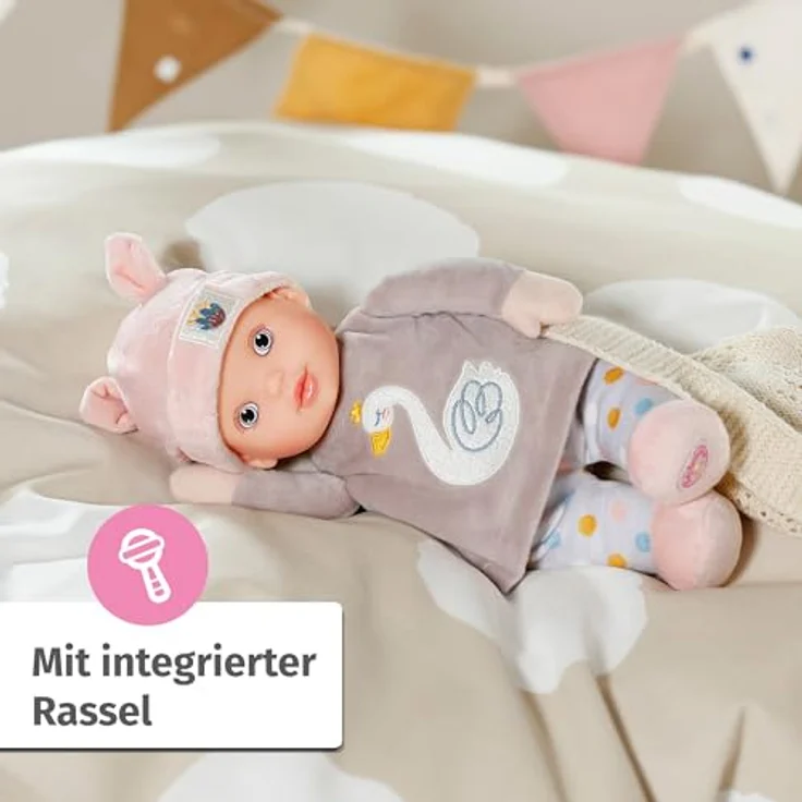 Baby Annabell Babypuppe for babies, Sweetie Mauve, 30 cm, mit Rassel im Inneren – Bild 4