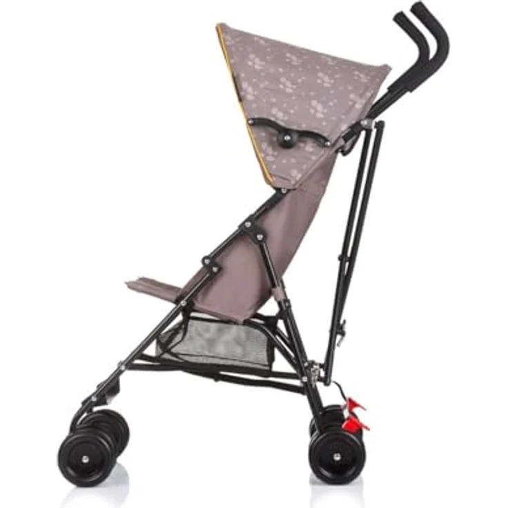 Chipolino Kinderwagen Amaya Buggy Sonnendach verstellbar, zusammenklappbar, Korb, braun – Bild 3