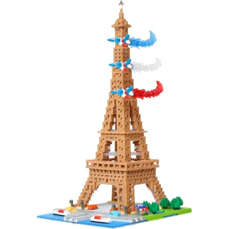 Nanoblock Advanced Paris, Banks of the Seine, Mikro-Bausteine Set mit über 2500 Teilen, für ab 12 Jahren