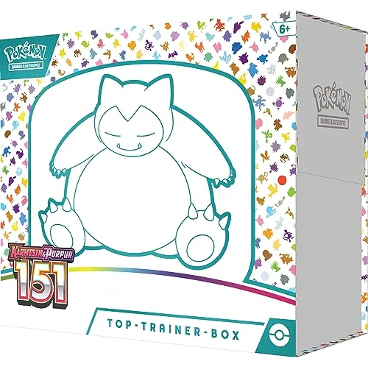 Pokémon-Sammelkartenspiel: Top-Trainer-Box Karmesin & Purpur – 151 (9 Boosterpacks & Premium-Zubehör) - Preisvergleich – Bild 3