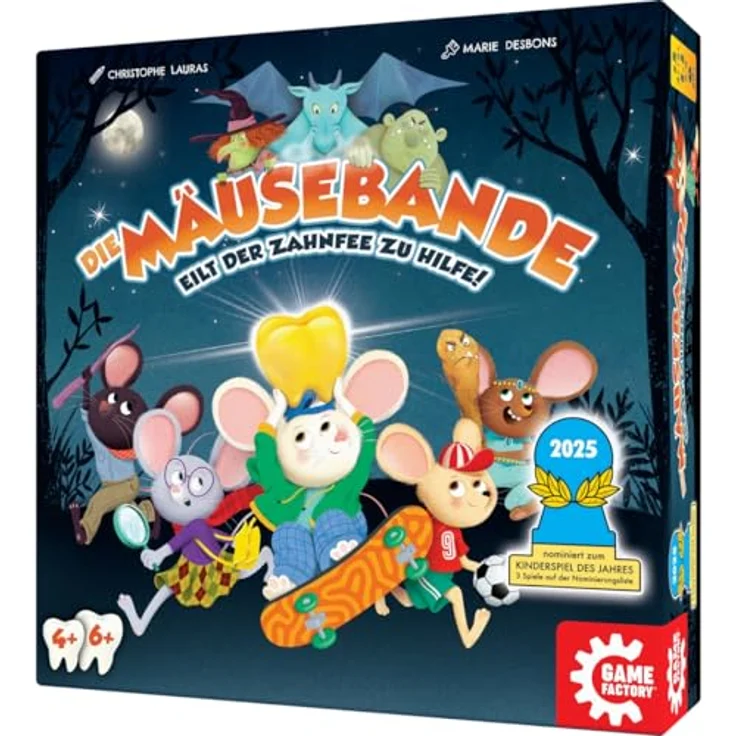 Game Factory Die Mäusebande, Brettspiel zur Teamkooperation mit spannender Zahnfee-Mission – Bild 6