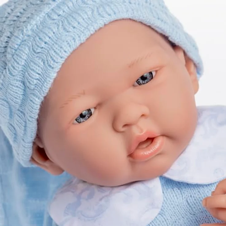 JC TOYS - „Newborn“-Babypuppe, blau (18054) – Bild 6