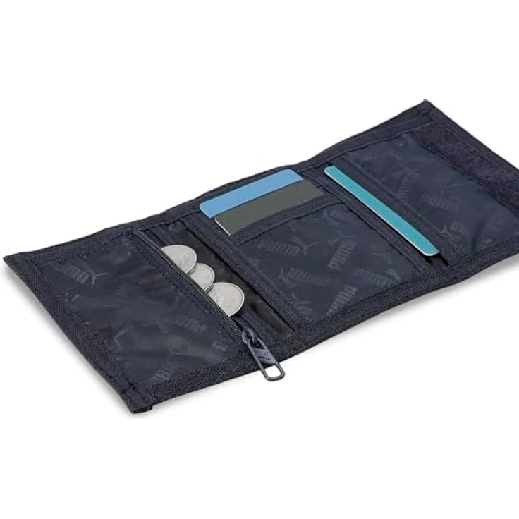 PUMA Geldbörse Phase Wallet, Kinderportemonnaie mit Klettverschluss, 2 Kartenfächer und Reißverschluss-Münzfach – Bild 6
