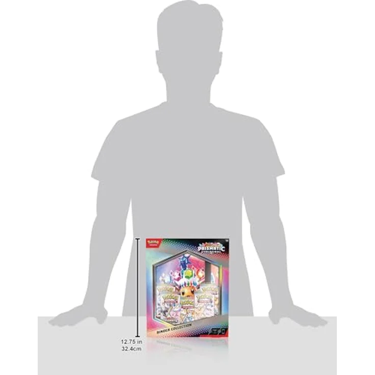 Nintendo Pokémon TCG: SV8.5 Prismatic Evolutions - Binder Collection, mit 378 Karten Platzierungsfach – Bild 5