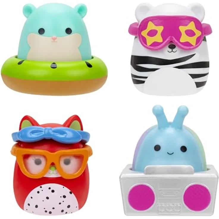 Squishmallows Squish-a-longs, 25 Mini Spielfiguren aus strapazierfähigem PVC mit 5 Accessoires und Sammlerhandbuch, für Kinder ab 6 Jahren – Bild 4