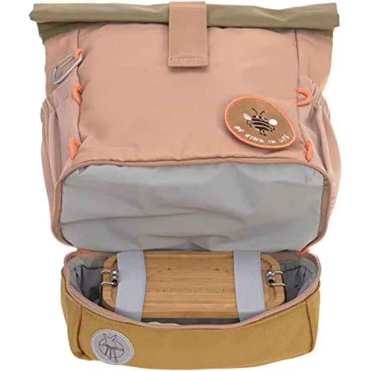 Lässig Kindergartenrucksack Rolltop - Nature, Nature hazelnut – Bild 5